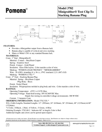 Thumbnail of document Data Sheet - 3782 Minigrabber Test Clip to Stacking Banana Plug